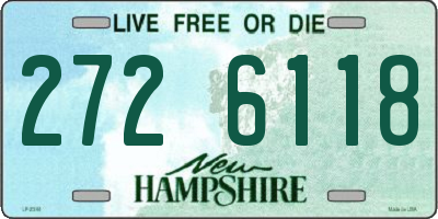 NH license plate 2726118
