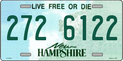 NH license plate 2726122