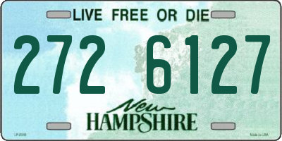 NH license plate 2726127
