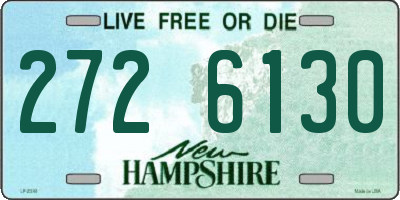 NH license plate 2726130