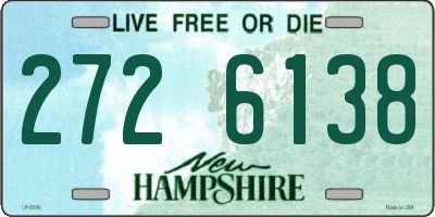 NH license plate 2726138