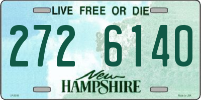 NH license plate 2726140
