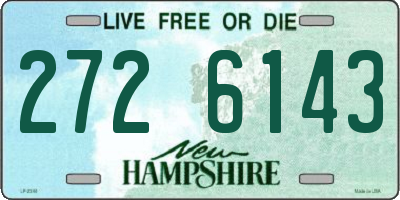 NH license plate 2726143