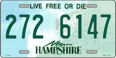 NH license plate 2726147