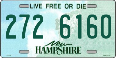 NH license plate 2726160