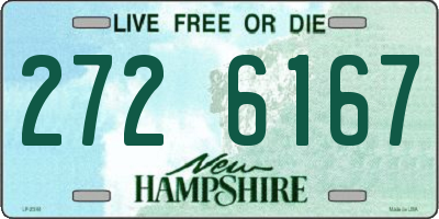 NH license plate 2726167