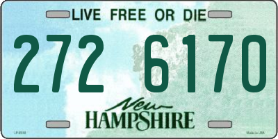 NH license plate 2726170