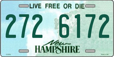 NH license plate 2726172