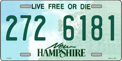 NH license plate 2726181