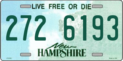 NH license plate 2726193