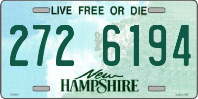 NH license plate 2726194