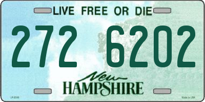 NH license plate 2726202