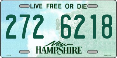 NH license plate 2726218