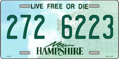 NH license plate 2726223