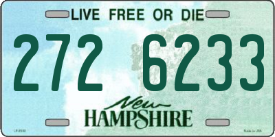 NH license plate 2726233