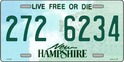 NH license plate 2726234