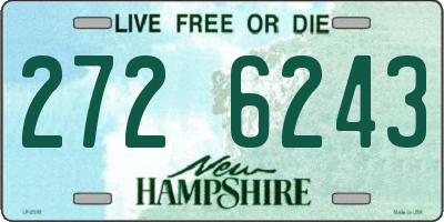 NH license plate 2726243