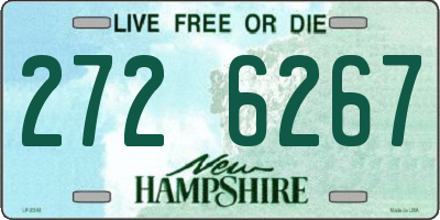NH license plate 2726267