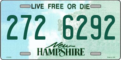 NH license plate 2726292