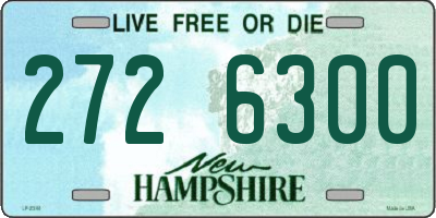 NH license plate 2726300