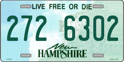 NH license plate 2726302