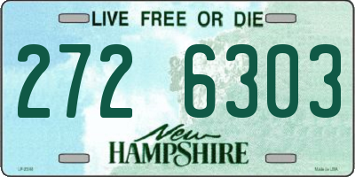 NH license plate 2726303