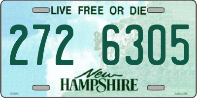NH license plate 2726305