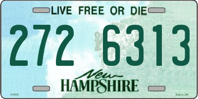 NH license plate 2726313