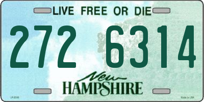 NH license plate 2726314