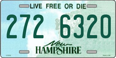 NH license plate 2726320