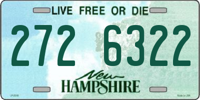 NH license plate 2726322