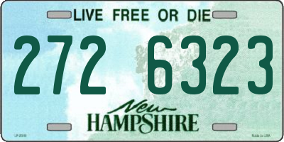 NH license plate 2726323