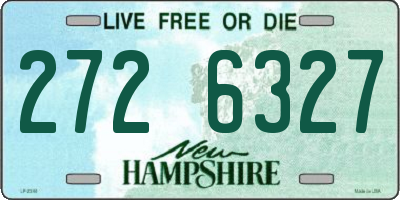 NH license plate 2726327