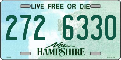 NH license plate 2726330
