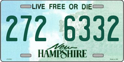NH license plate 2726332