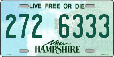 NH license plate 2726333