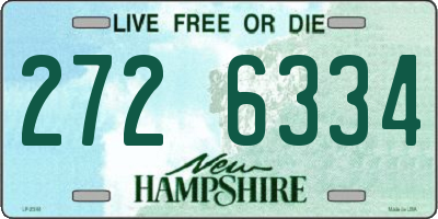 NH license plate 2726334