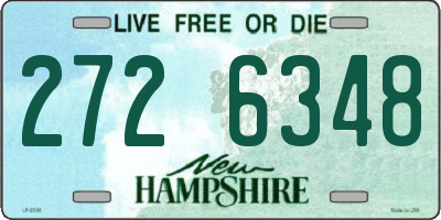 NH license plate 2726348
