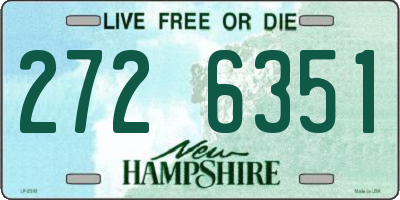 NH license plate 2726351