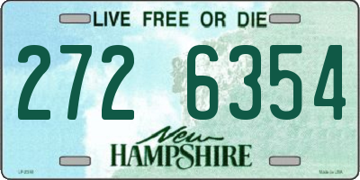 NH license plate 2726354