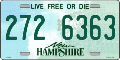 NH license plate 2726363