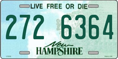 NH license plate 2726364