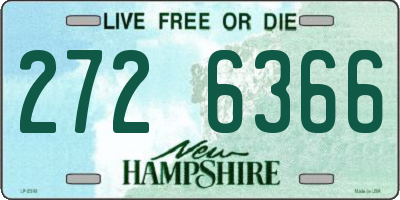 NH license plate 2726366