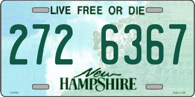 NH license plate 2726367