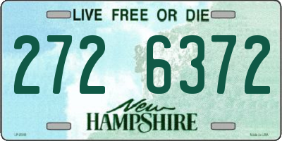 NH license plate 2726372