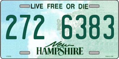 NH license plate 2726383