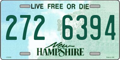 NH license plate 2726394