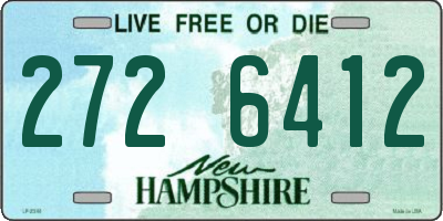 NH license plate 2726412