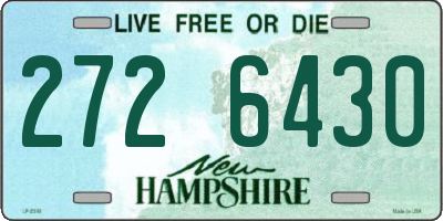 NH license plate 2726430
