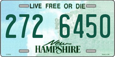 NH license plate 2726450